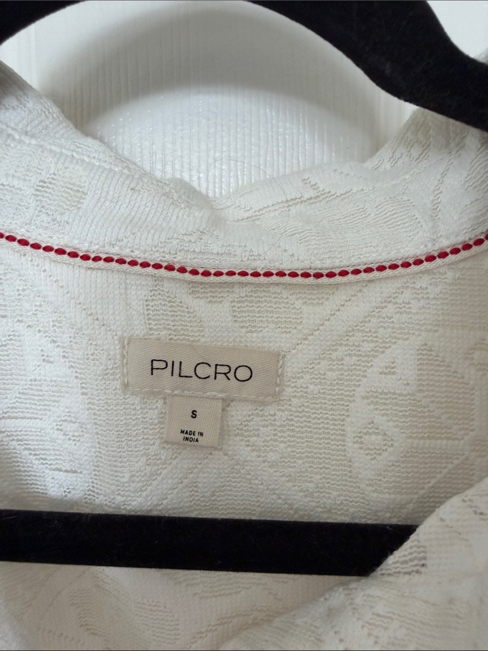 Pilcro Ivory Lace Button-Down Shirt - Picture 2 of 4